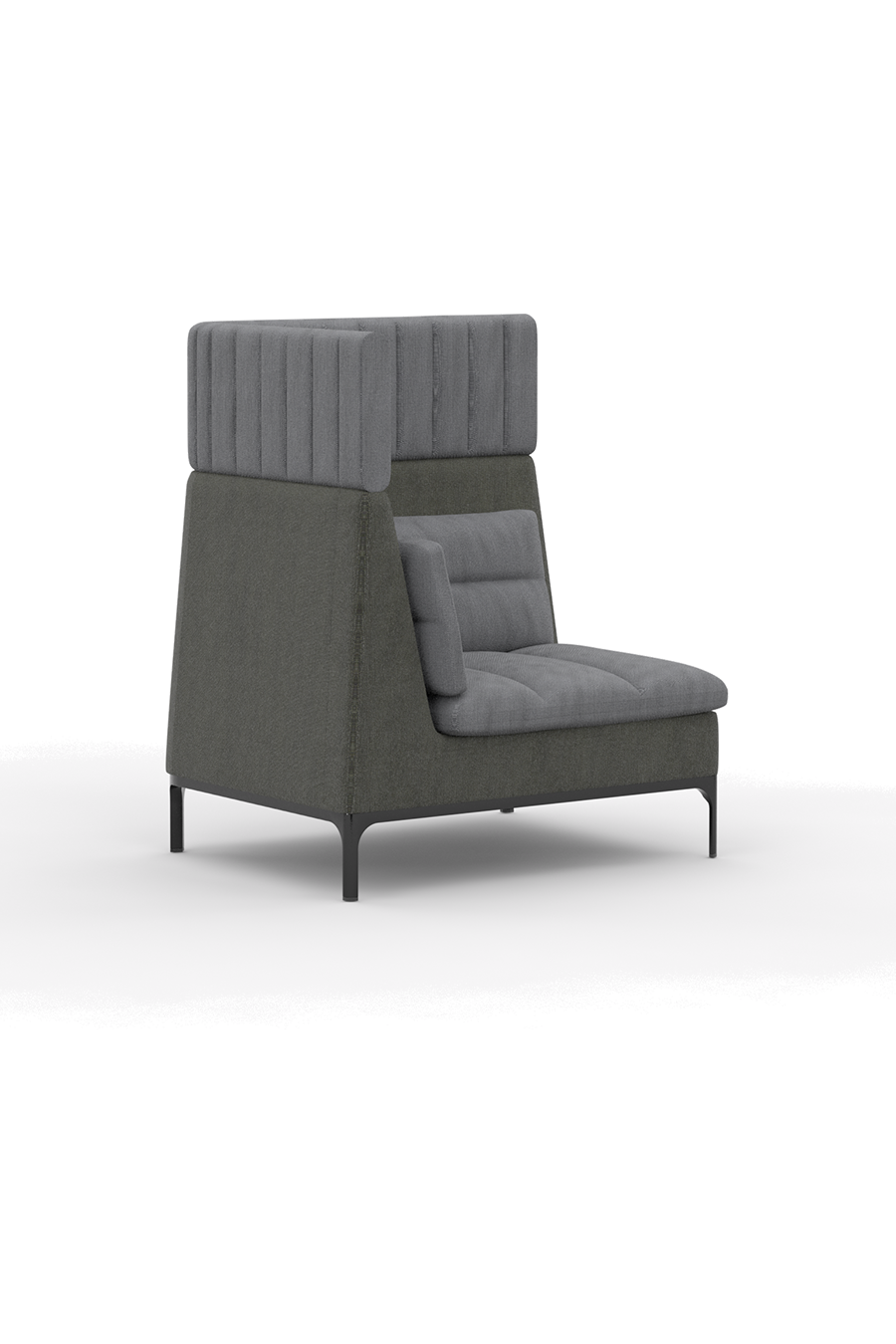 HAM101HRRH / Single Seat Right Hand Corner Unit