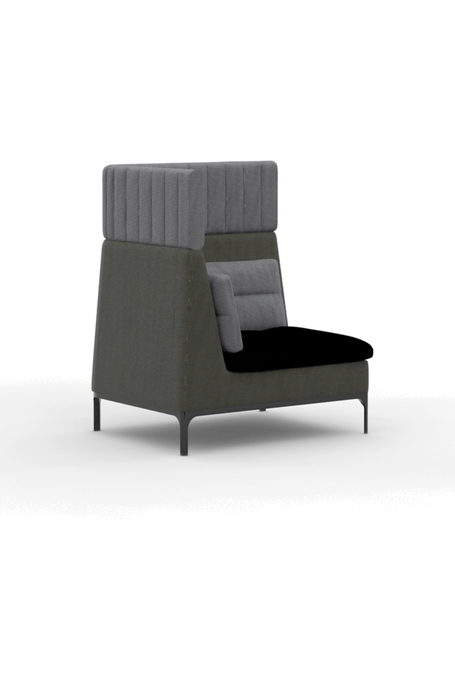 HAM101HRRH / Single Seat Right Hand Corner Unit