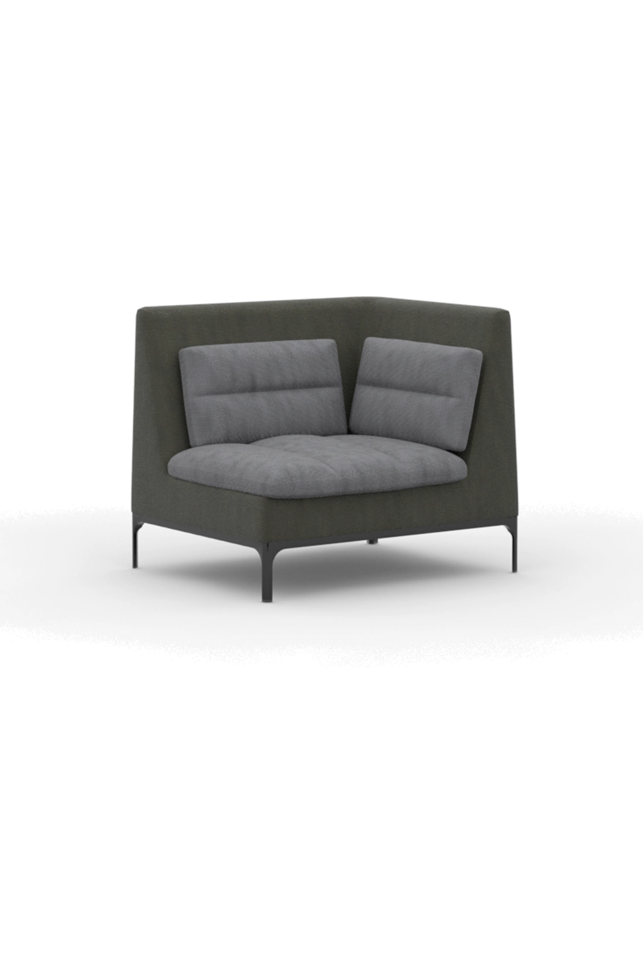 HAM101LH / Single Seat Left Hand Corner Unit