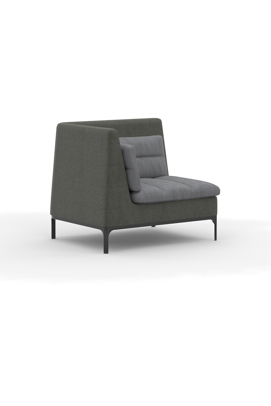HAM101RH / Single Seat Right Hand Corner Unit