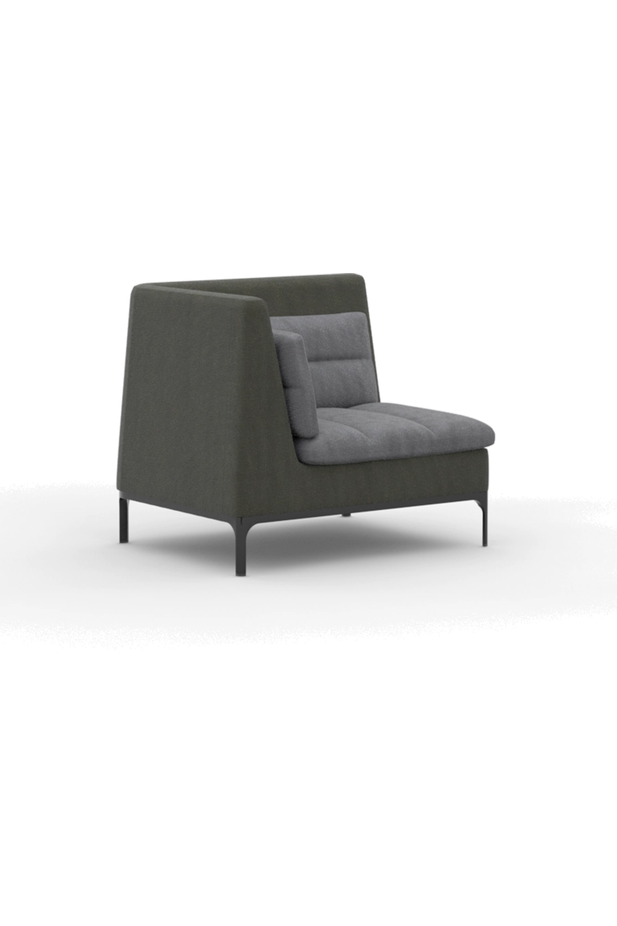HAM101RH / Single Seat Right Hand Corner Unit