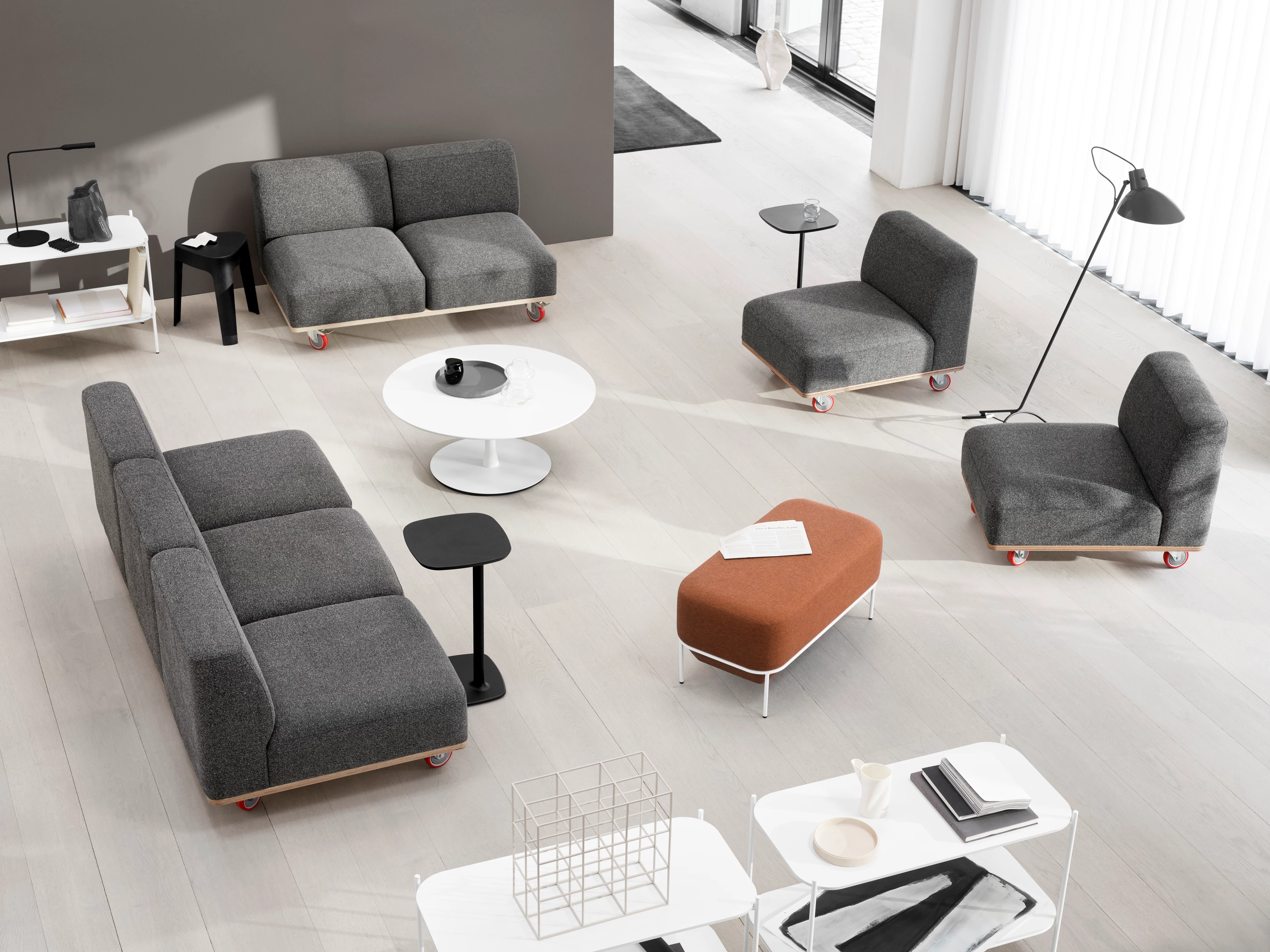 Allermuir - MZE300C Three Seat Sofa